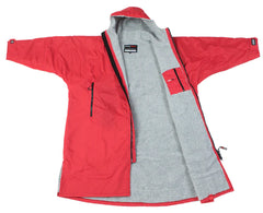 Dryrobe Advance Long Sleeve - Red/ Grey
